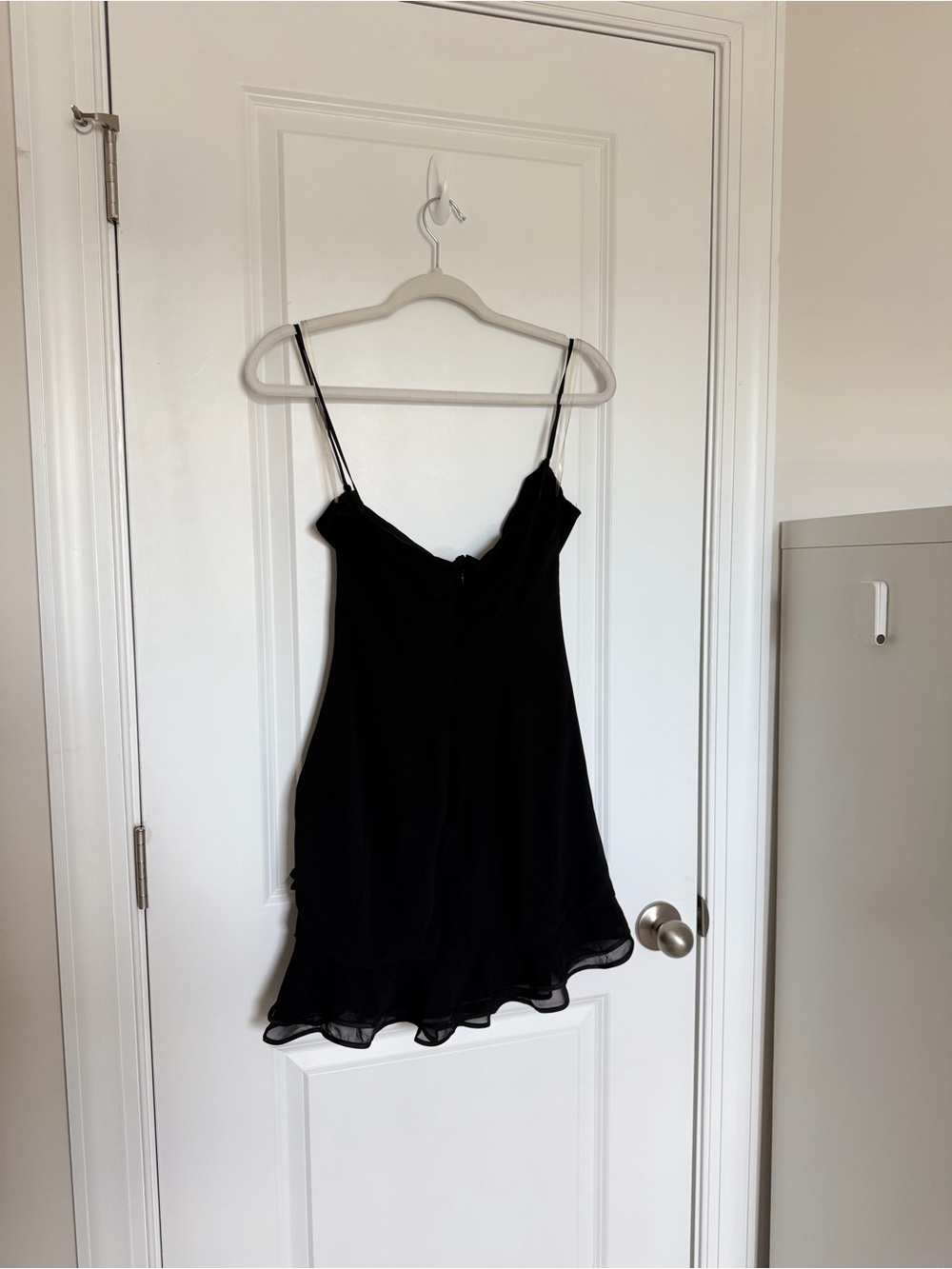 House of CB ROSSELLA Black Ruffle Mini Dress - Picture 8 of 10
